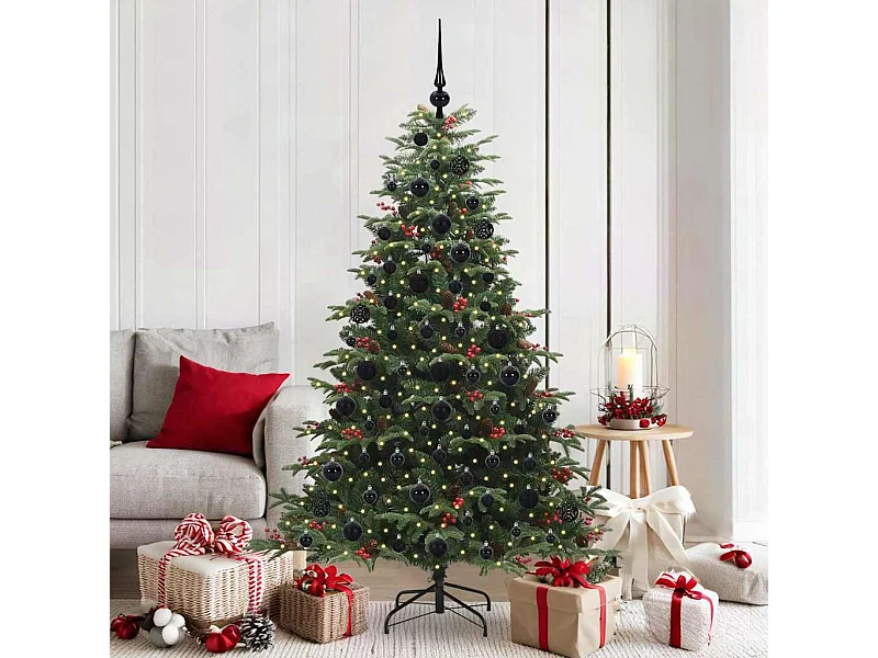 Árbol de Navidad artificial Verde 180 cm PVC, Metal y Plástico