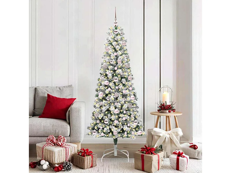 Sapin de Noël Artificiel à Branches Articulées 180 cm PVC