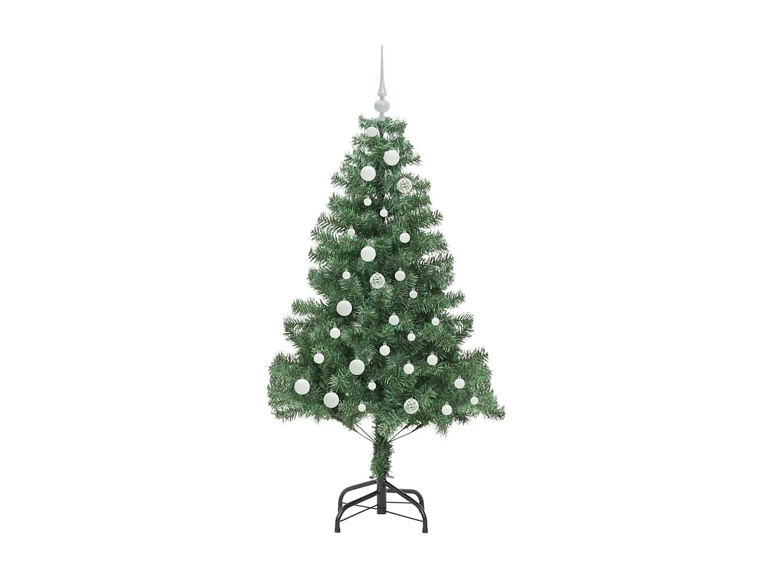 Kerstboom met 150 LED met standaard Groen 150 cm PVC
