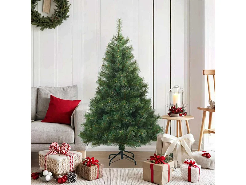 Kunstmatige Hinged Kerstboom Groen 120 cm PVC, staal
