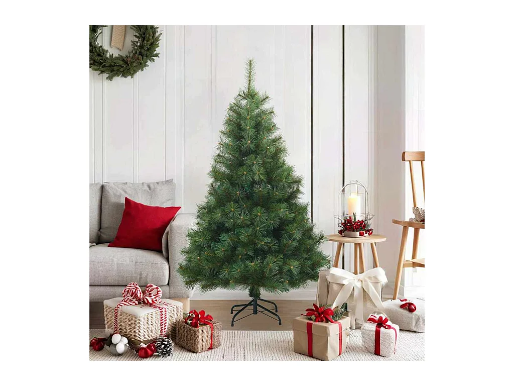 Kunstmatige Hinged Kerstboom Groen 120 cm PVC, staal