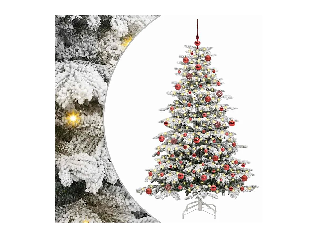 Árbol de Navidad artificial con ramas articuladas 180 cm