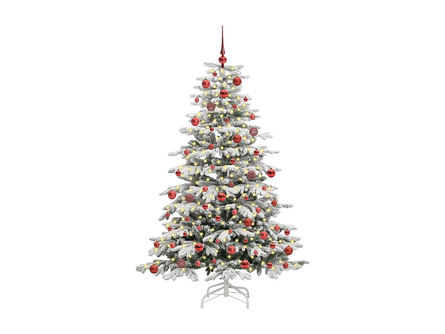 Sapin de Noël Artificiel à Branches Articulées Blanc 180 cm