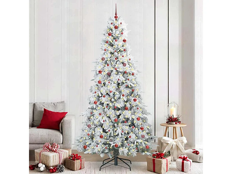 Sapin de Noël Artificiel à Branches Articulées Vert 240 cm