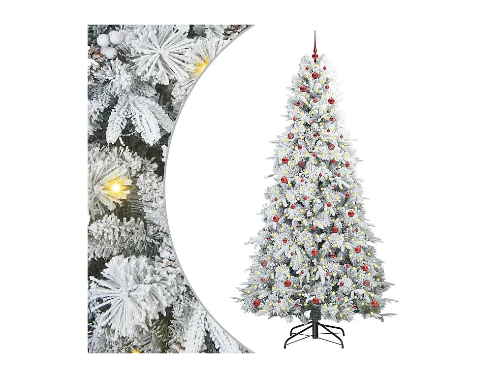 Sapin de Noël Artificiel à Branches Articulées Vert 240 cm