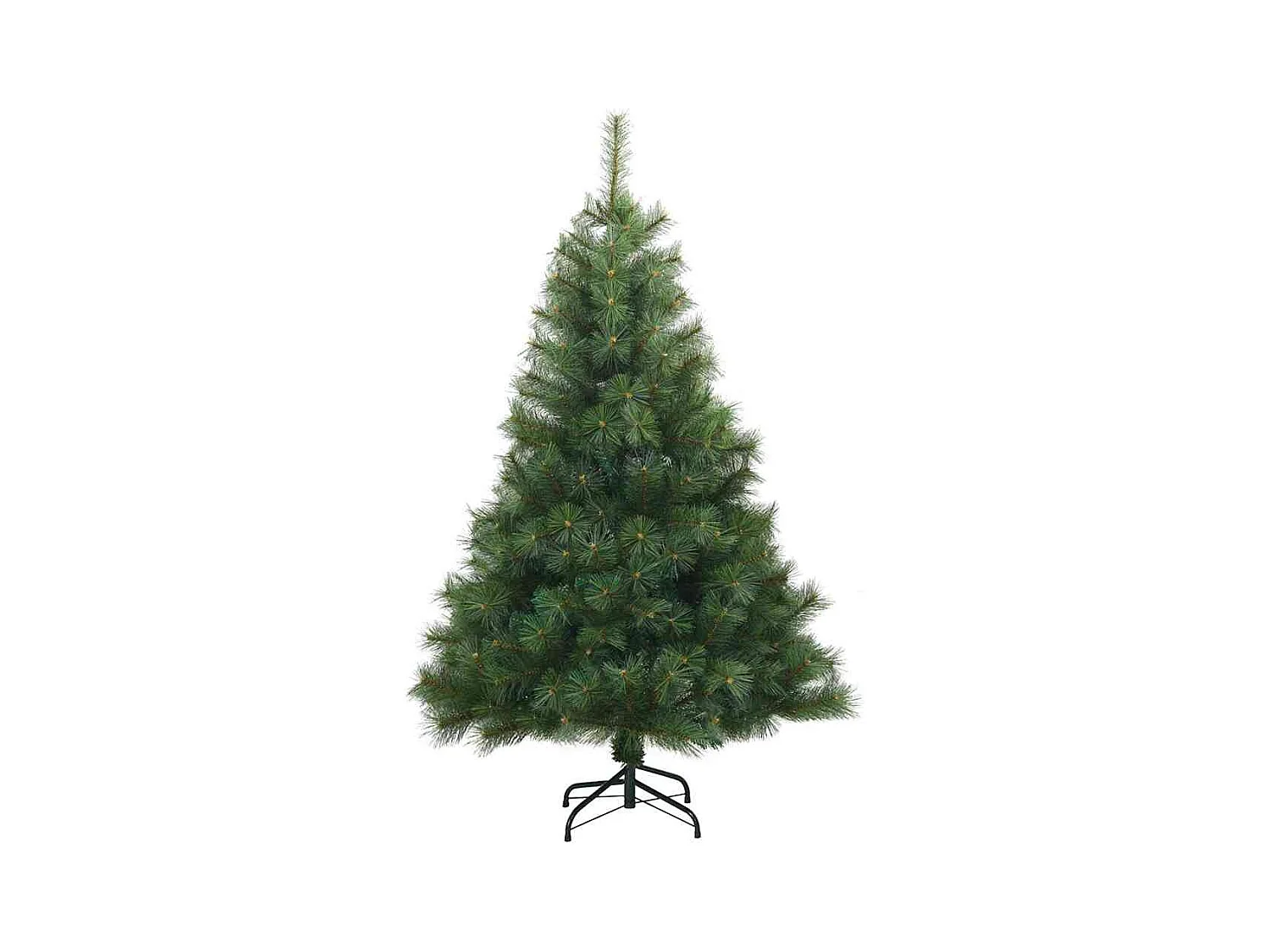 Sapin de Noël artificiel avec 150 LED Vert 120 cm PE et PVC