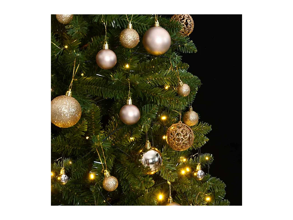 Sapin de Noël artificiel articulé 300 LED et boules 300 cm