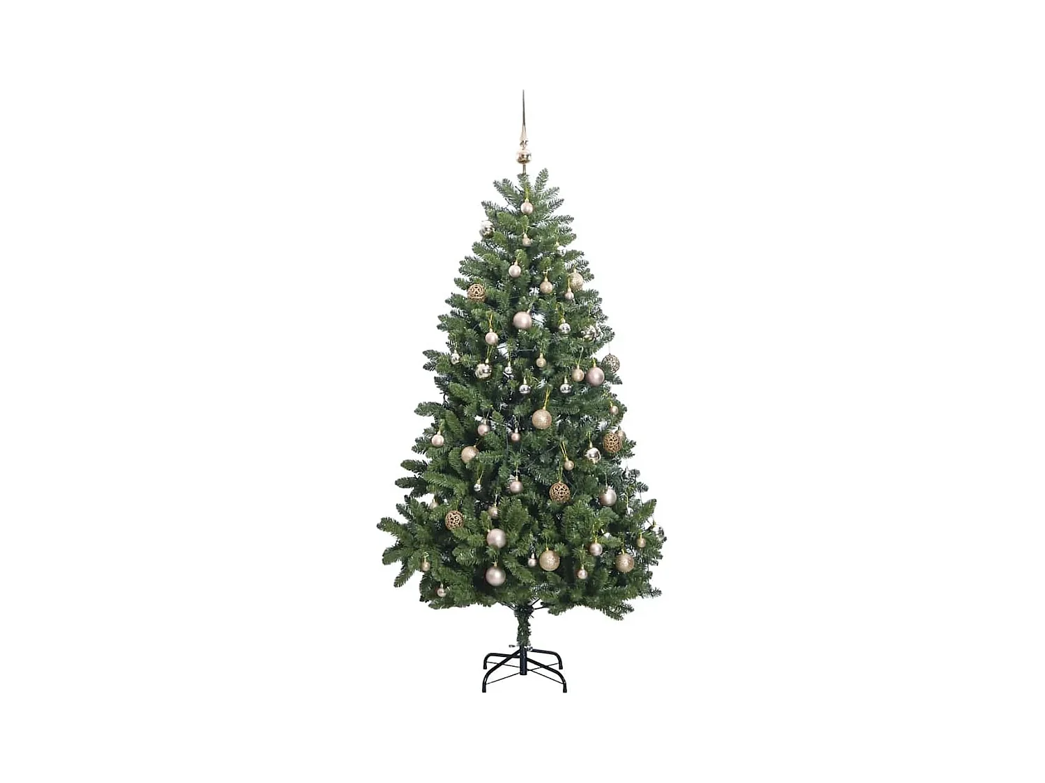 Sapin de Noël artificiel articulé 300 LED et boules 300 cm