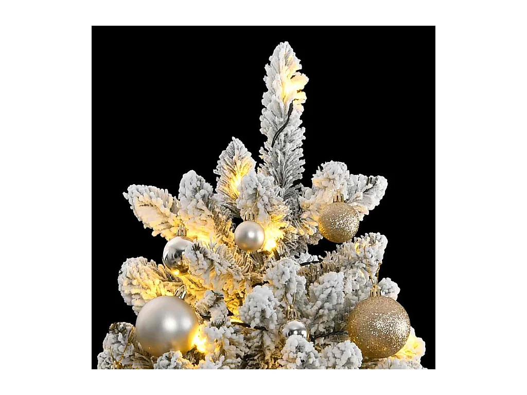 Árbol de Navidad artificial con bisagras 300 LED y bolas 300 cm