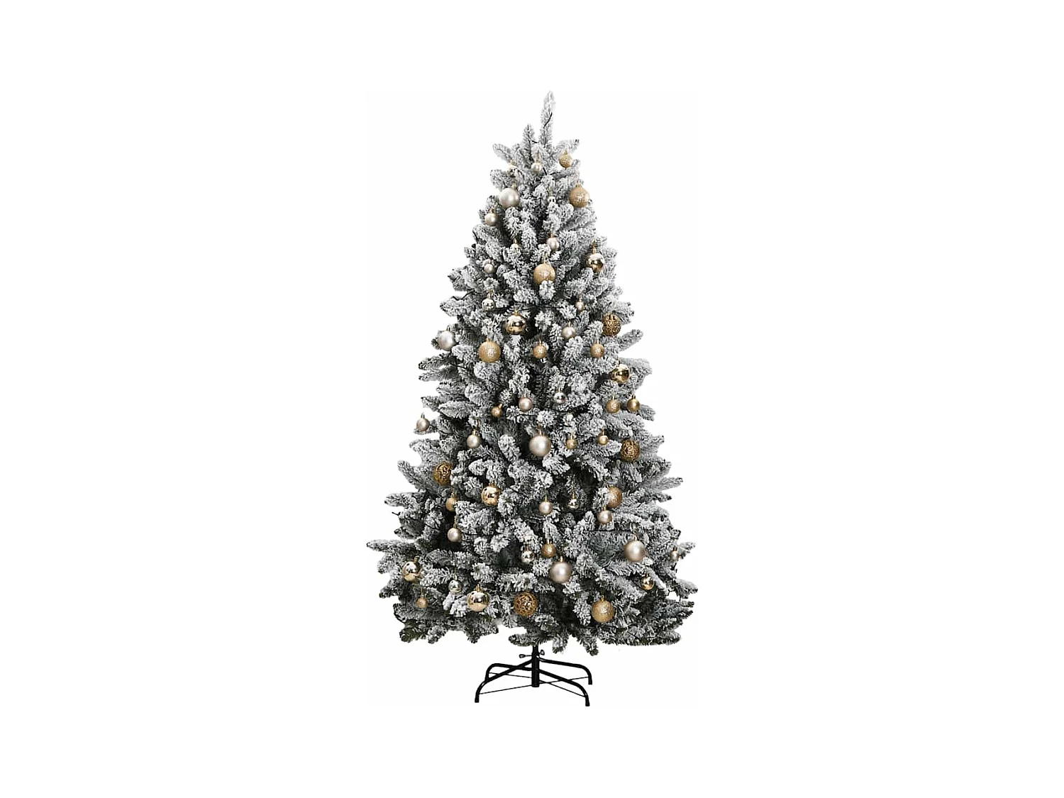 Árbol de Navidad artificial con bisagras 300 LED y bolas 300 cm
