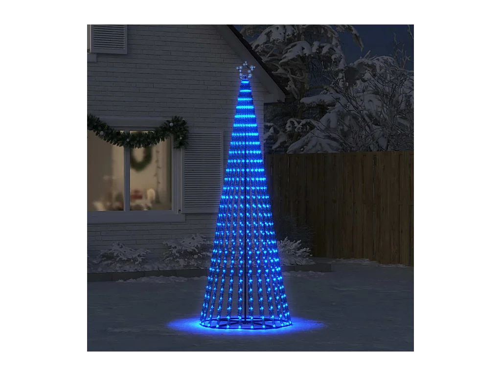 Sapin de Noël à LED 475 LED bleu 247 cm