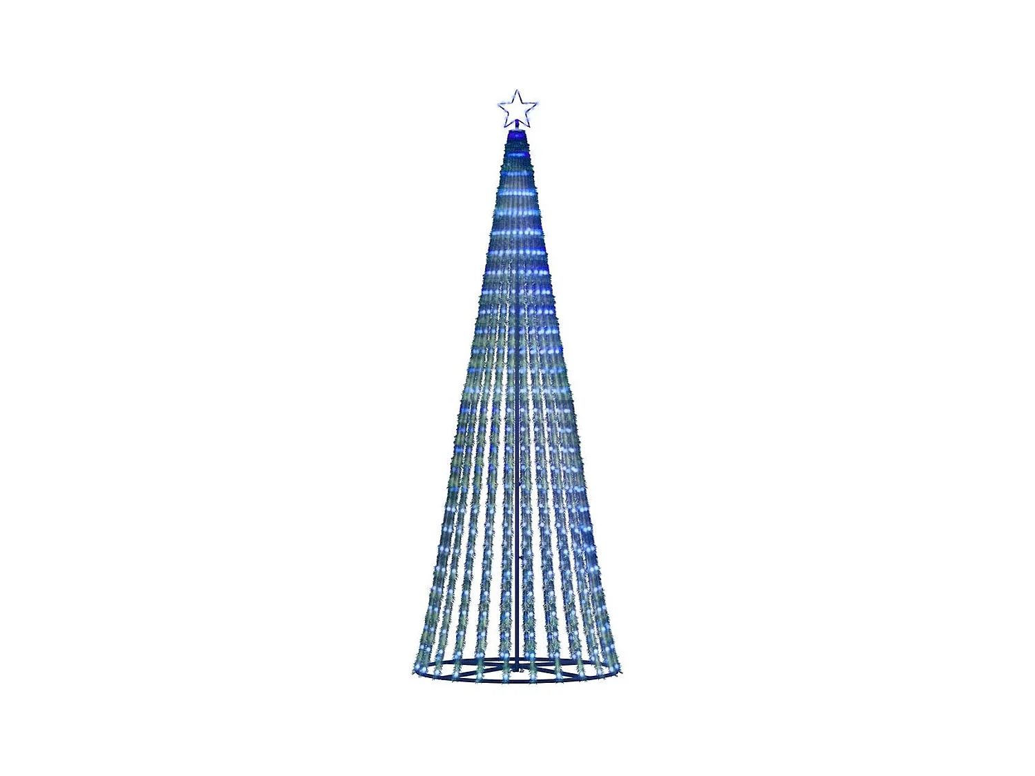 Sapin de Noël à LED 475 LED bleu 247 cm