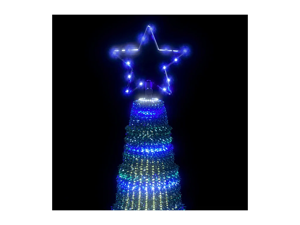 Sapin de Noël à LED 475 LED bleu 247 cm