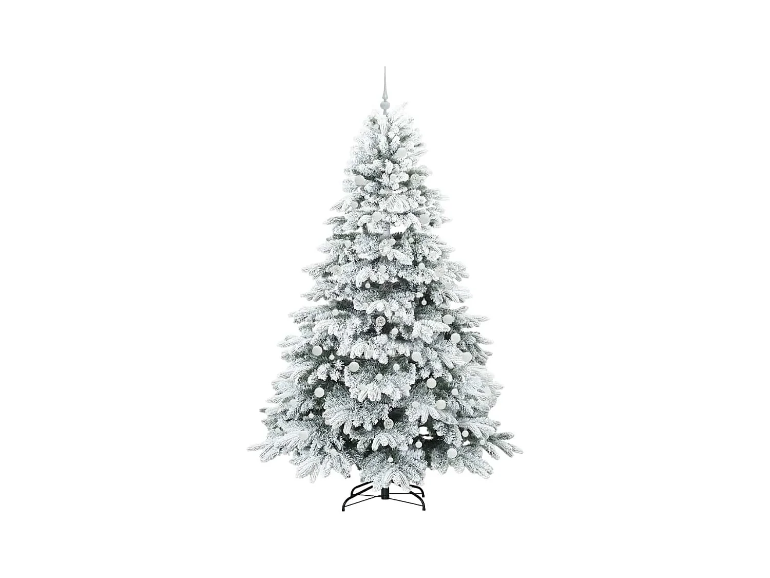 Sapin de Noël artificiel avec 300 LED Vert 240 cm PE et PVC