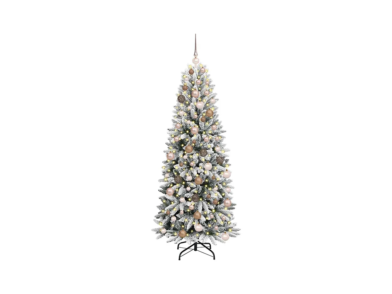 Sapin de Noël artificiel avec 300 LED Blanc 73 x 73 x 180 cm
