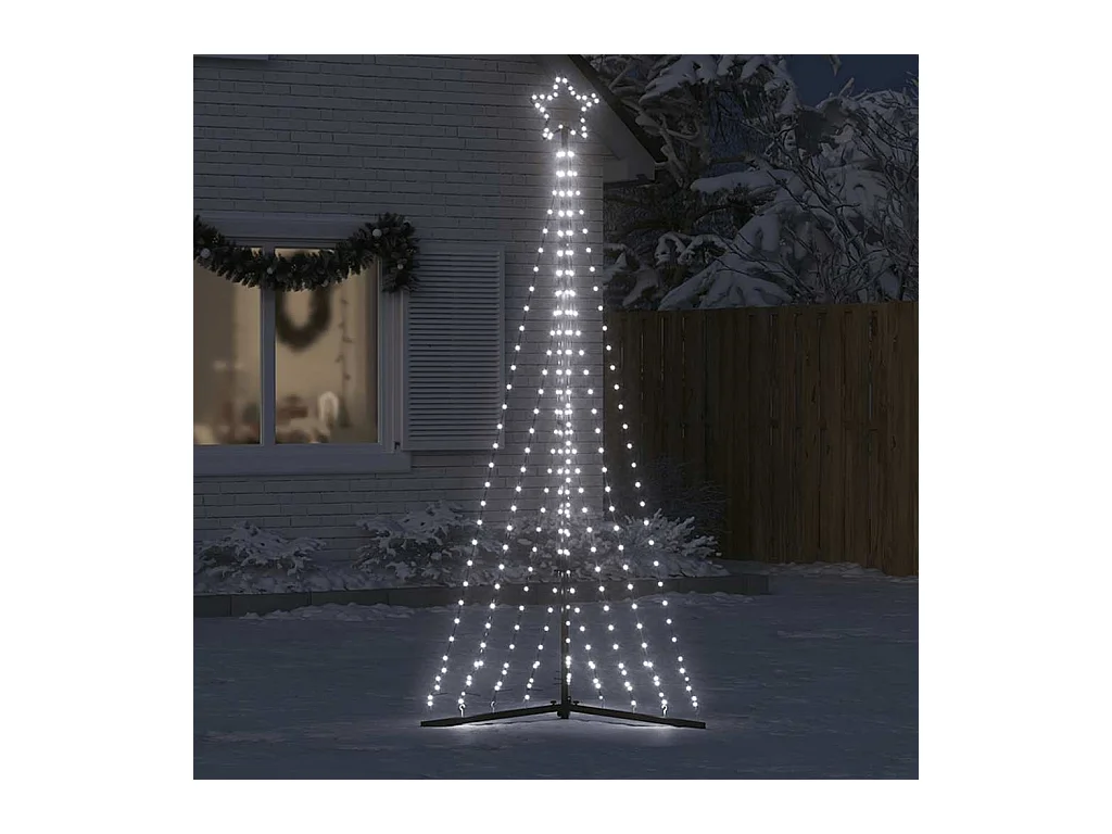 Sapin de Noël à LED 447 LED blanc froid 249 cm