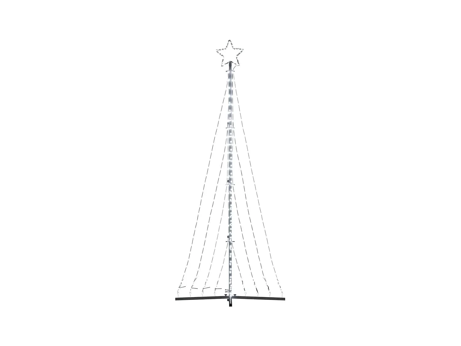 Sapin de Noël à LED 447 LED blanc froid 249 cm