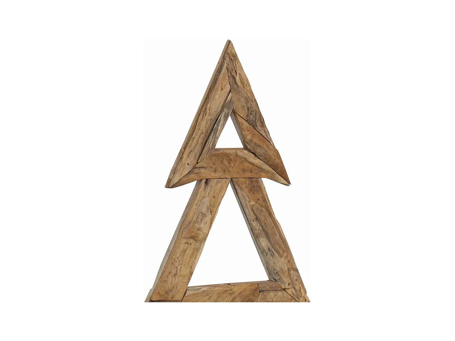 Árbol de Navidad Marrón 180 cm Madera de teca maciza