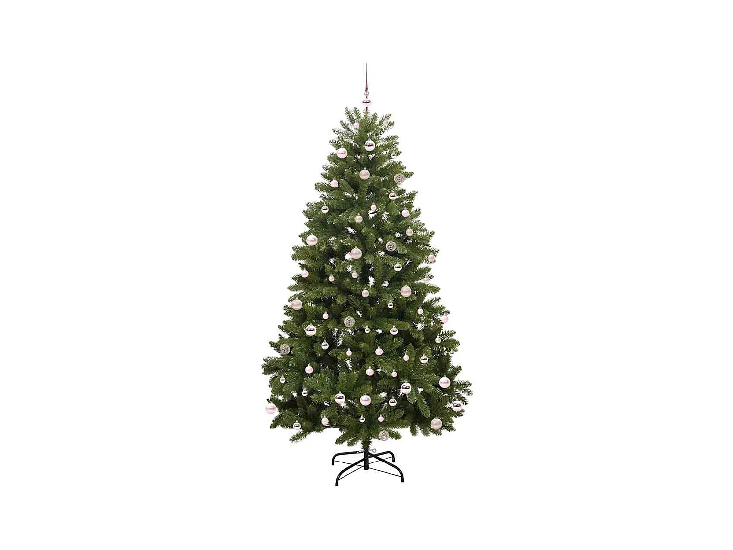 Sapin de Noël artificiel Vert 240 cm PVC et métal