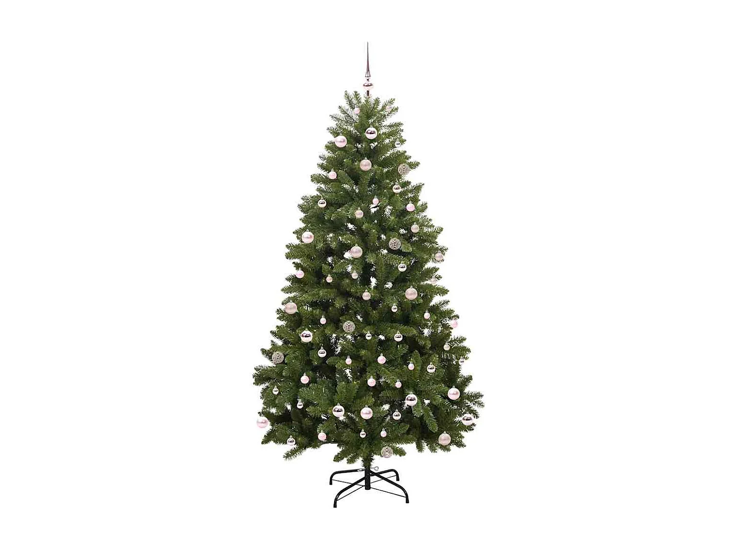 Sapin de Noël artificiel Vert 240 cm PVC et métal