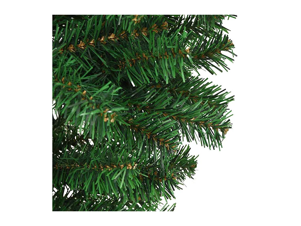 Árvore de Natal Artificial Pré-iluminada de Cabeça para Baixo com Conjunto de Bolas