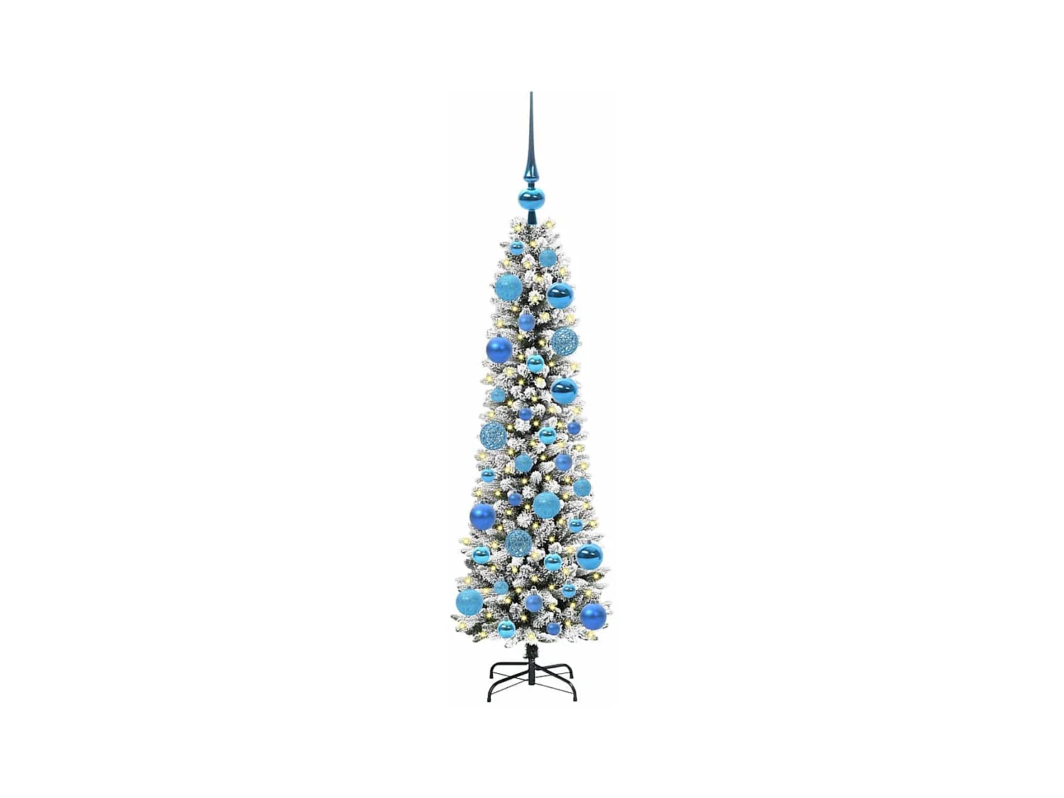 Árbol de Navidad artificial con 150 LED verde y 120 cm