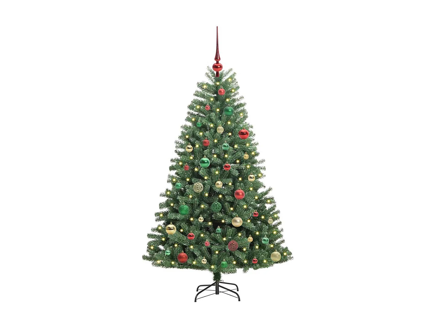 Sapin de Noël Artificiel à Branches Articulées Vert 150 cm