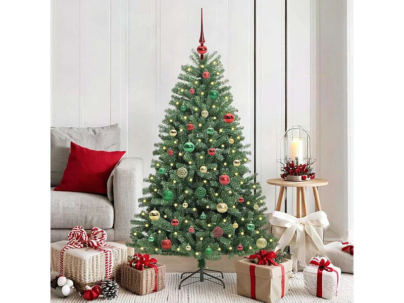 Sapin de Noël Artificiel à Branches Articulées Vert 150 cm