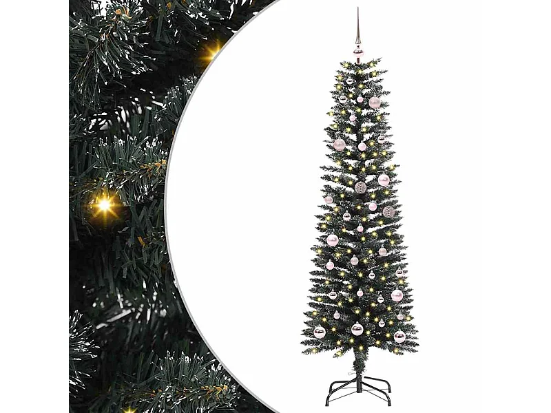 Árvore de Natal Artificial com 150 LEDs Verde 43 x 43 x 150 cm