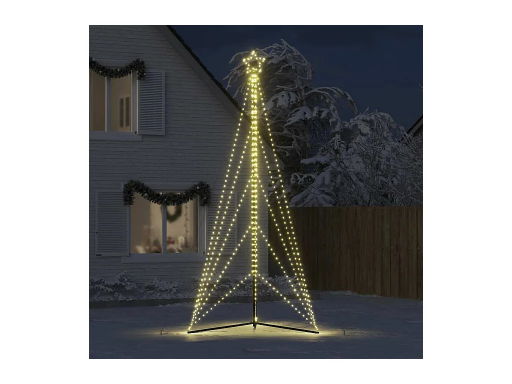 LED-kerstboom 615 LEDs warm wit 404,5 cm