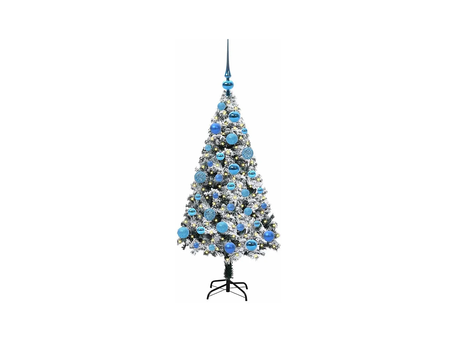 Sapin de Noël artificiel Vert 120 cm PVC, Acier et Plastique