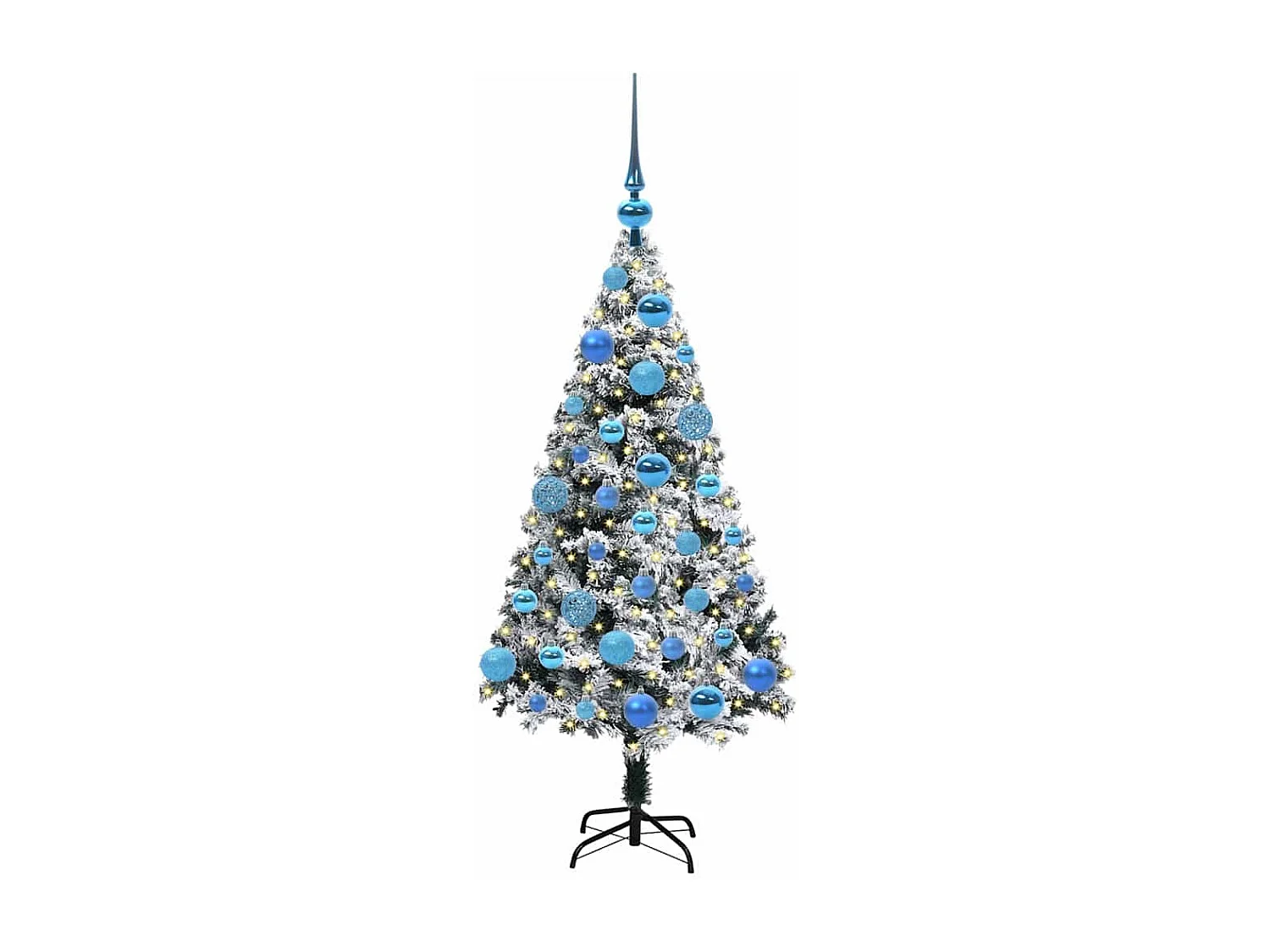 Sapin de Noël artificiel Vert 120 cm PVC, Acier et Plastique