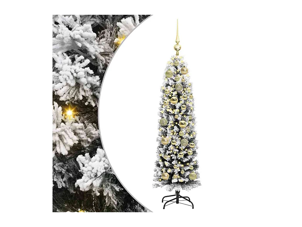 Sapin de Noël artificiel Vert 120 cm PVC et acier et plastique