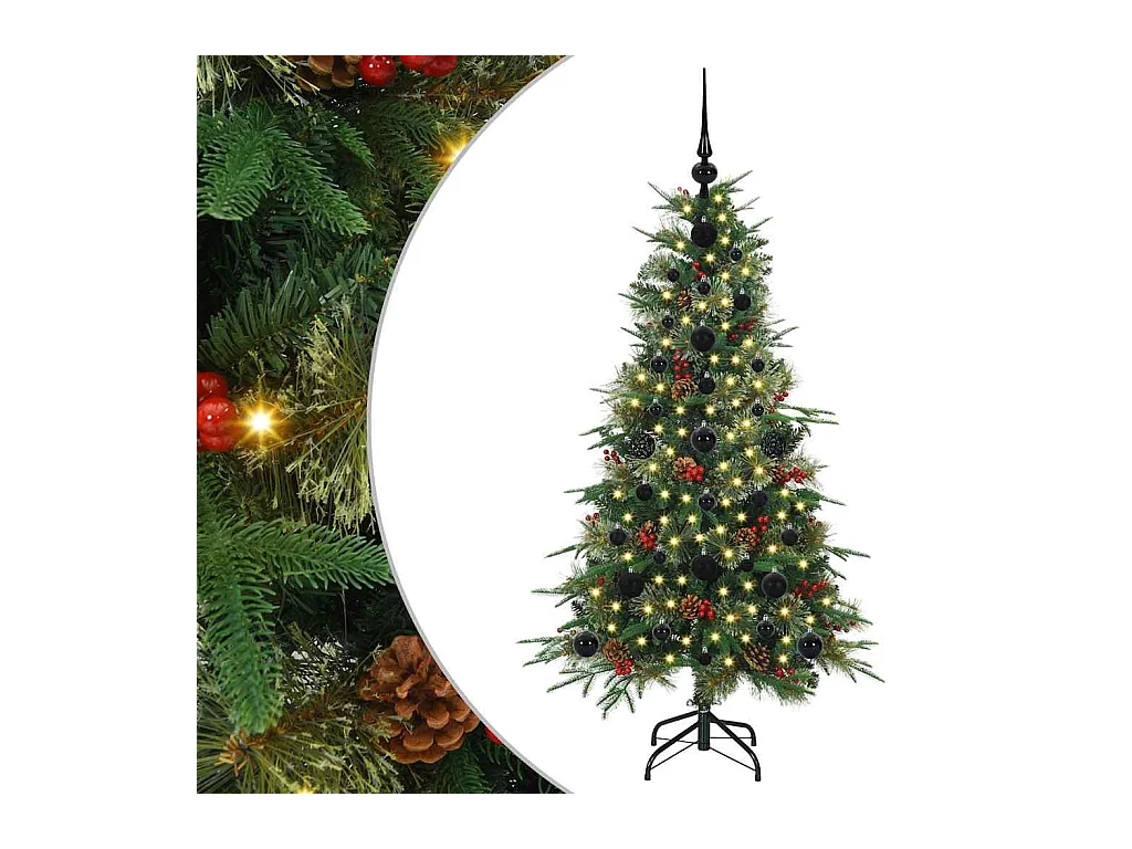 Árbol de Navidad artificial con ramas articuladas Verde 120 cm