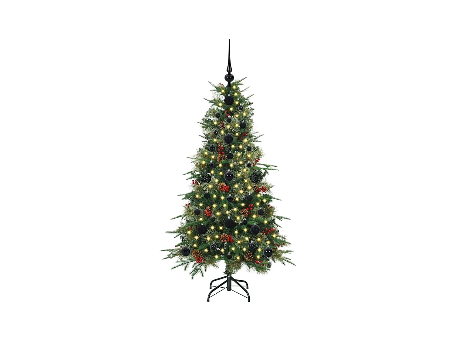 Árbol de Navidad artificial con ramas articuladas Verde 120 cm