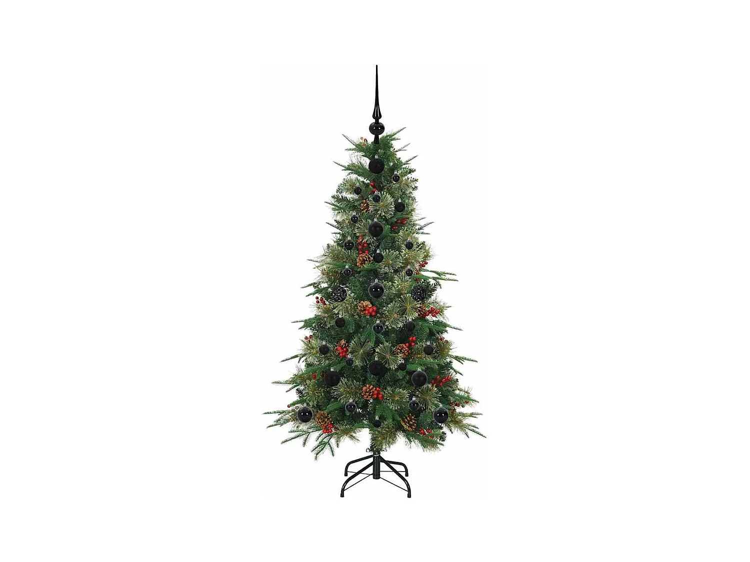 Árbol de Navidad artificial con ramas articuladas Verde 120 cm