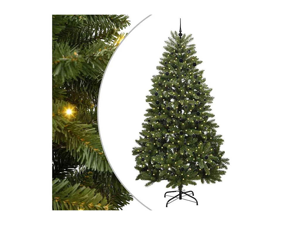 Árbol de Navidad artificial Verde 300 cm PVC y Metal