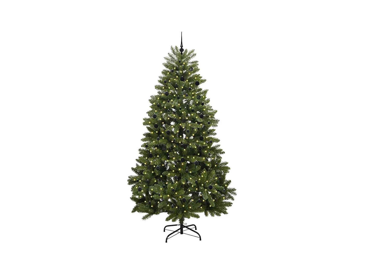 Árbol de Navidad artificial Verde 300 cm PVC y Metal