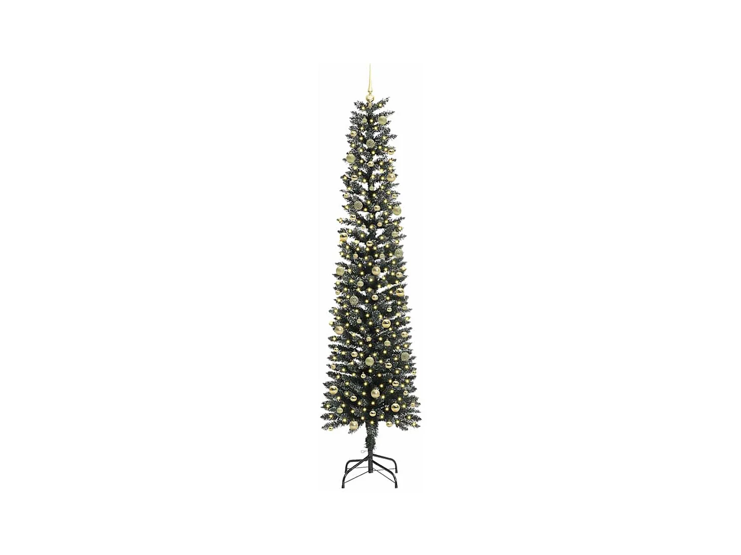 Árbol de Navidad artificial con 300 LED Verde 58 x 58 x 240 cm