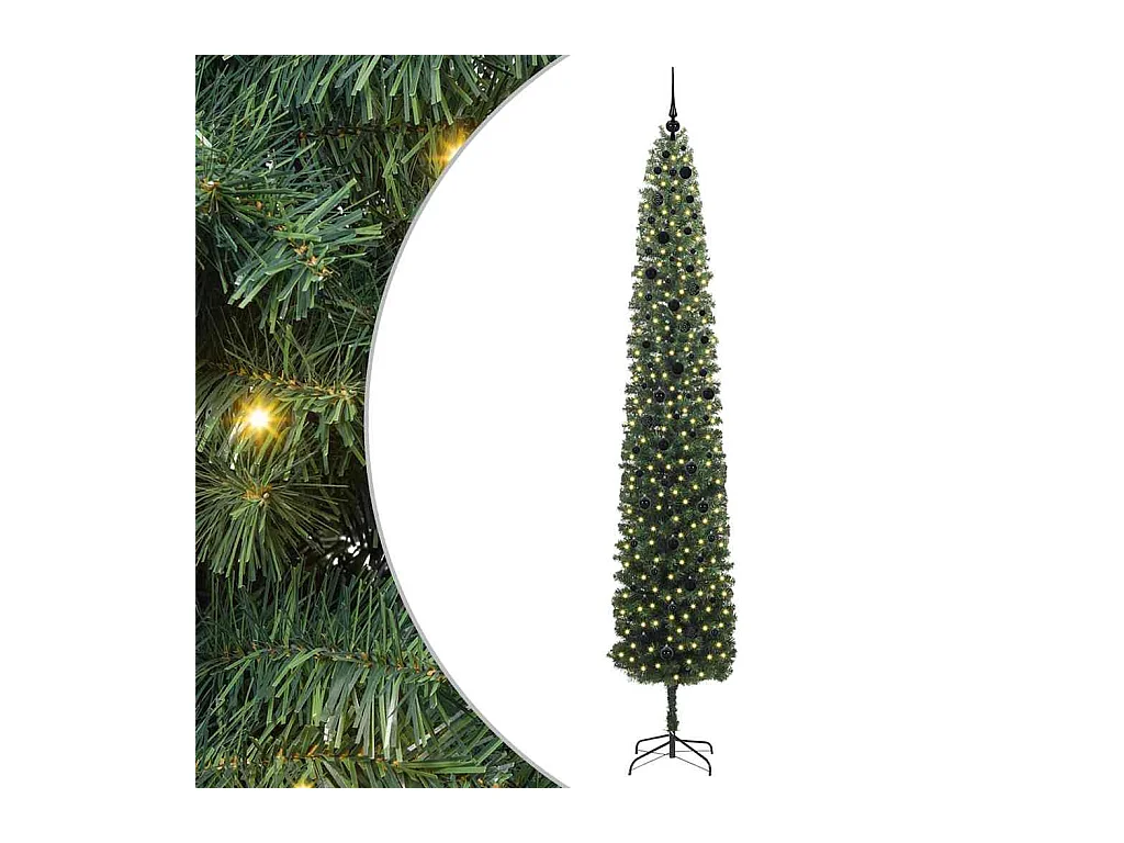 Árvore de Natal Artificial Verde 300 cm PVC e Aço e Plástico
