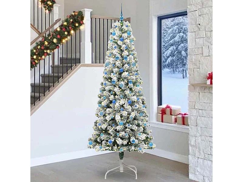 Sapin de Noël Artificiel à Branches Articulées 240 cm PVC