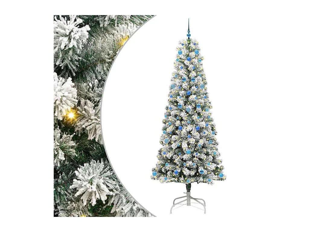 Sapin de Noël Artificiel à Branches Articulées 240 cm PVC