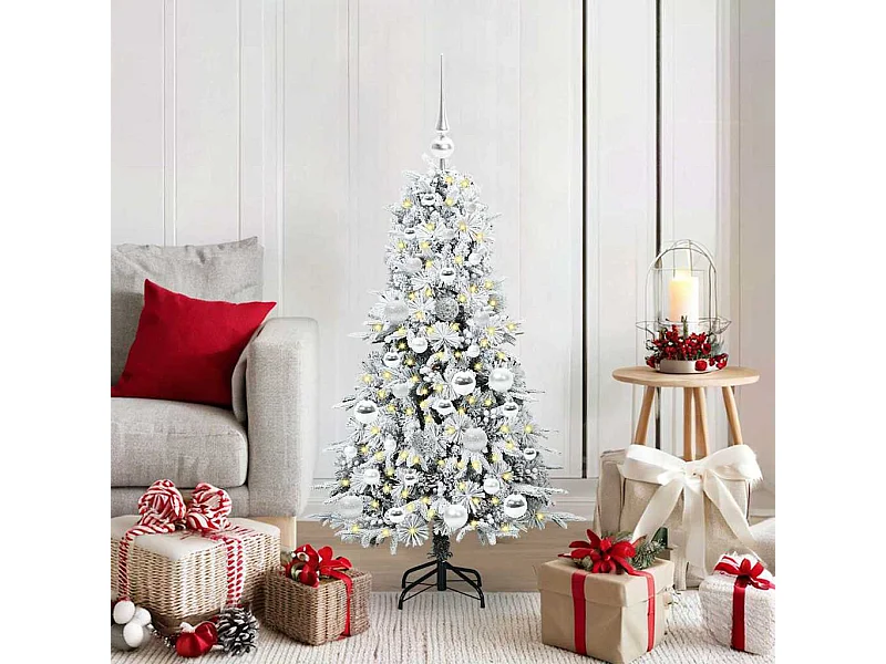 Sapin de Noël Artificiel à Branches Articulées Vert 120 cm