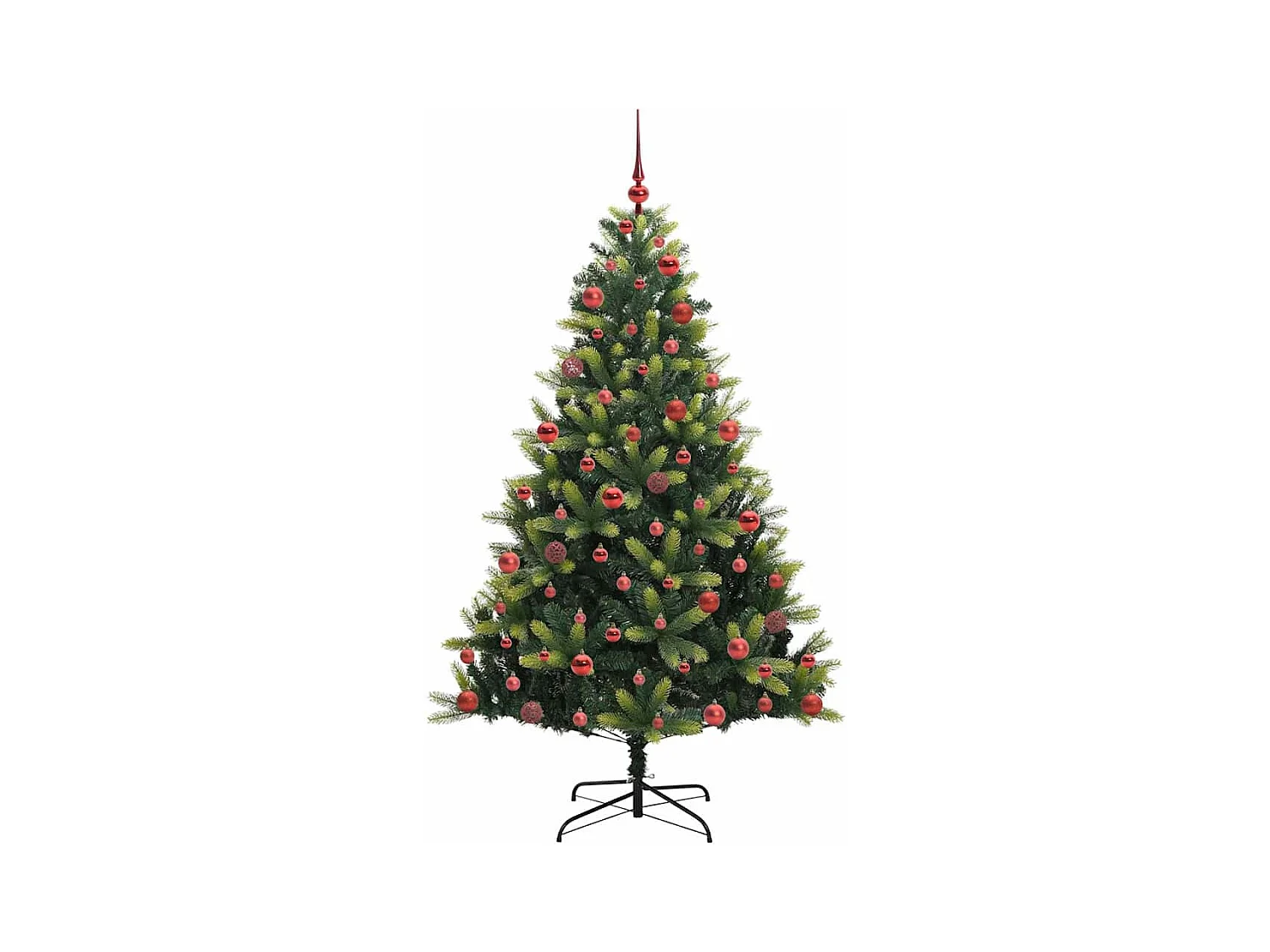 Arbre de Noël artificiel à branches articulées 300 LEDs 180 cm