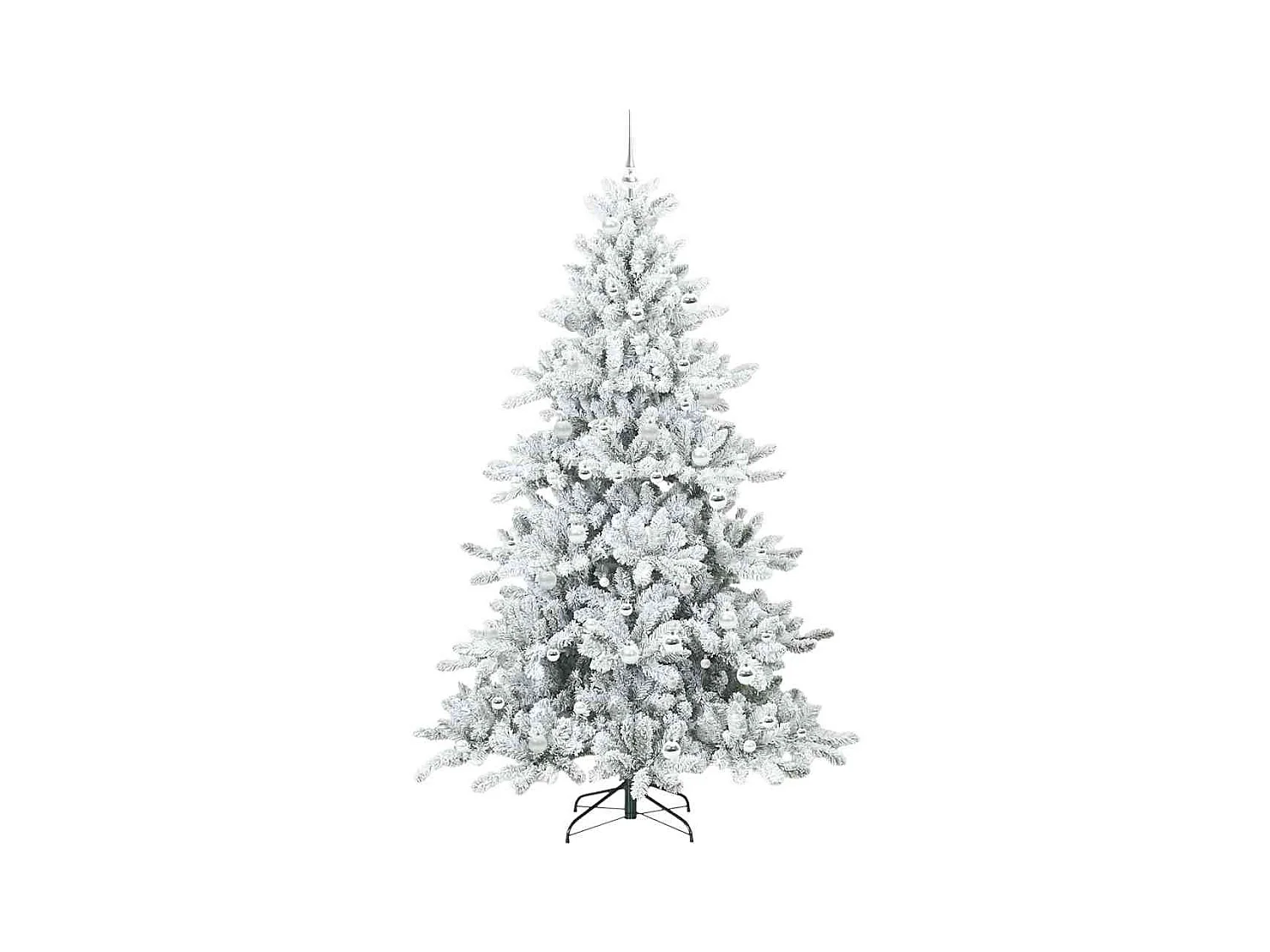 Árvore de Natal Articulada Artificial com 300 LEDs 210 cm PVC