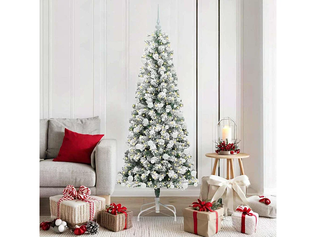 Sapin de Noël Artificiel à Branches Articulées 180 cm PVC