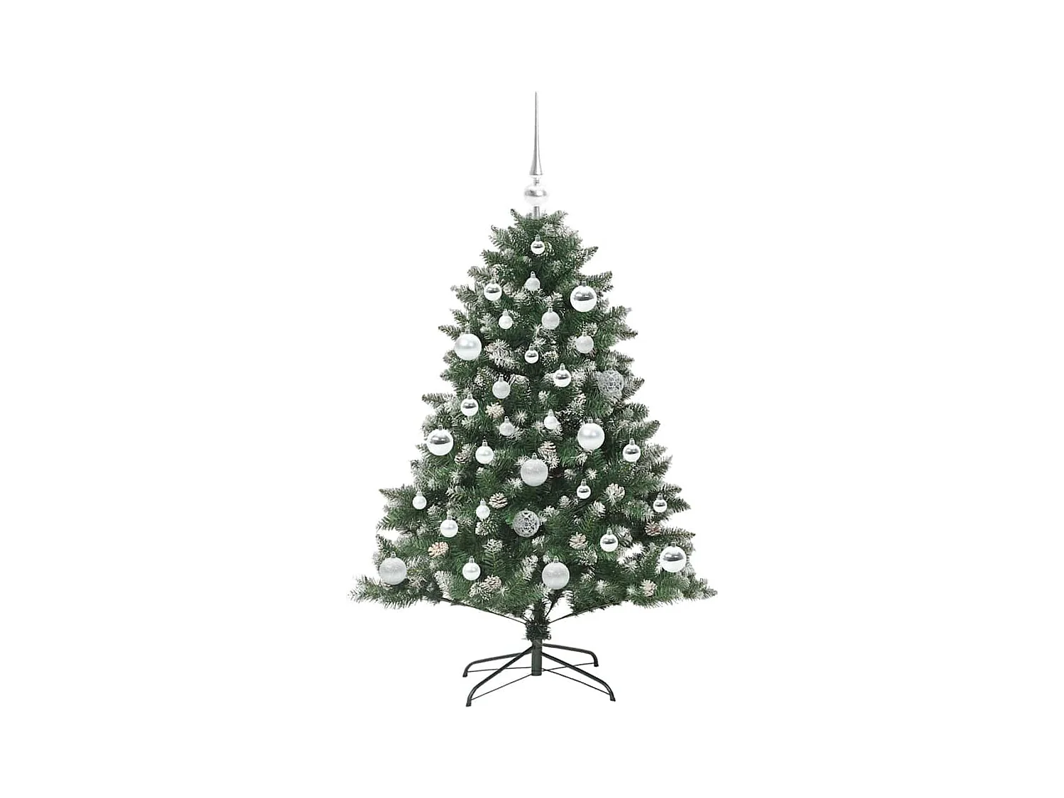 Sapin de Noël artificiel avec 150 LED Vert 85 x 85 x 120 cm