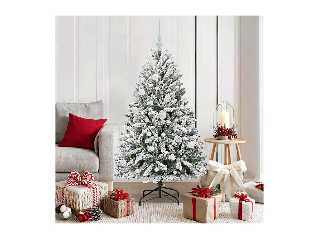 Árbol de Navidad artificial Verde y 150 cm PVC y Metal