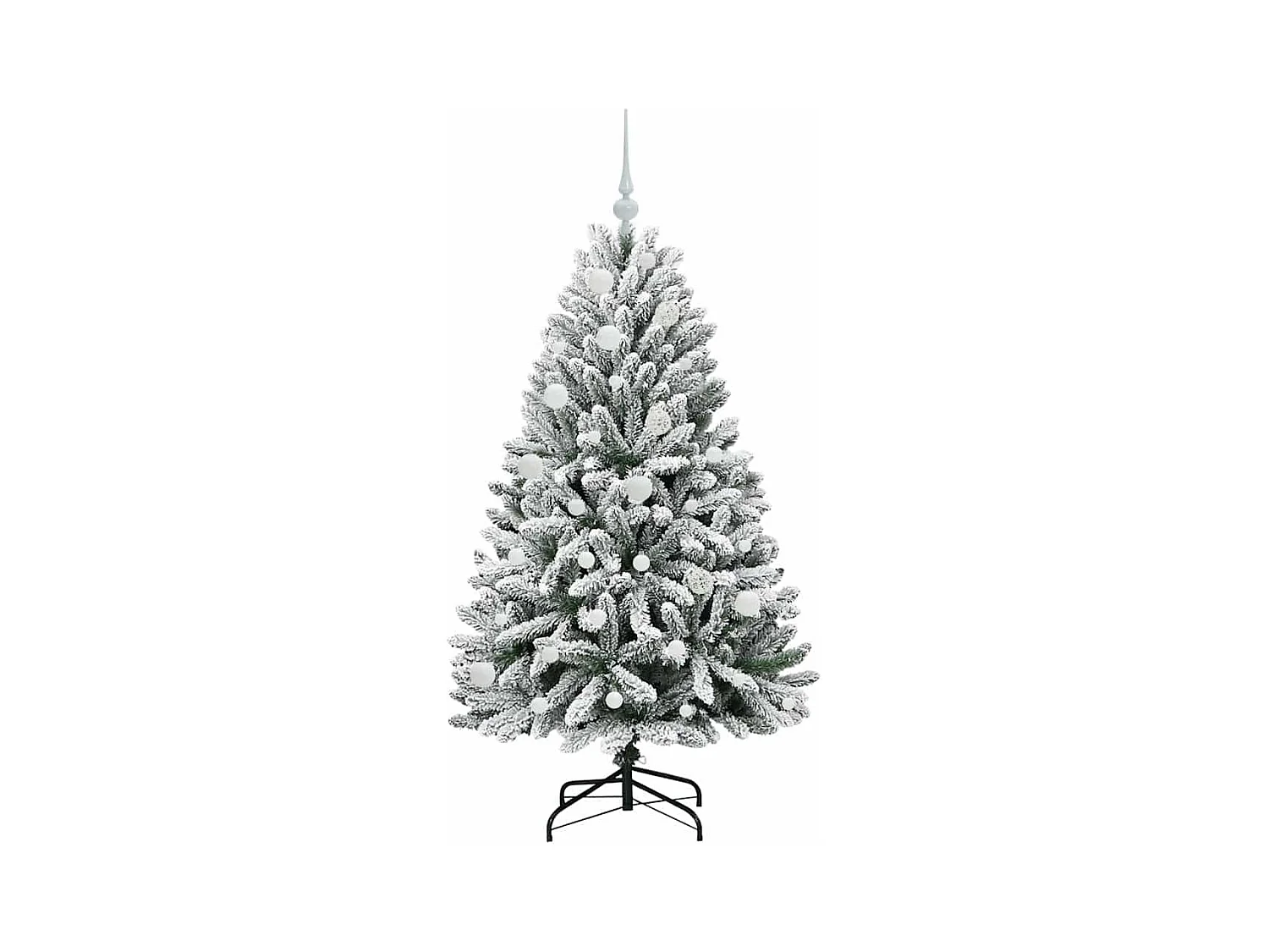 Árbol de Navidad artificial Verde y 150 cm PVC y Metal