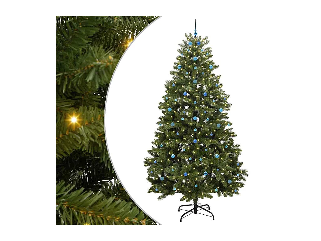 Sapin de Noël artificiel Vert 300 cm PVC et métal